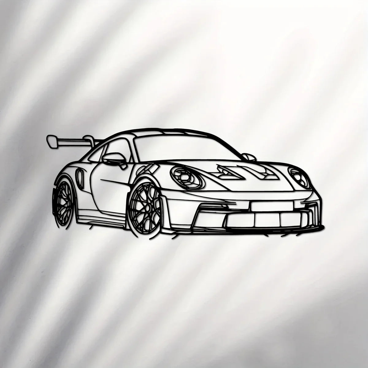 PORSCHE GT3 RS 992 Metal Wall Art