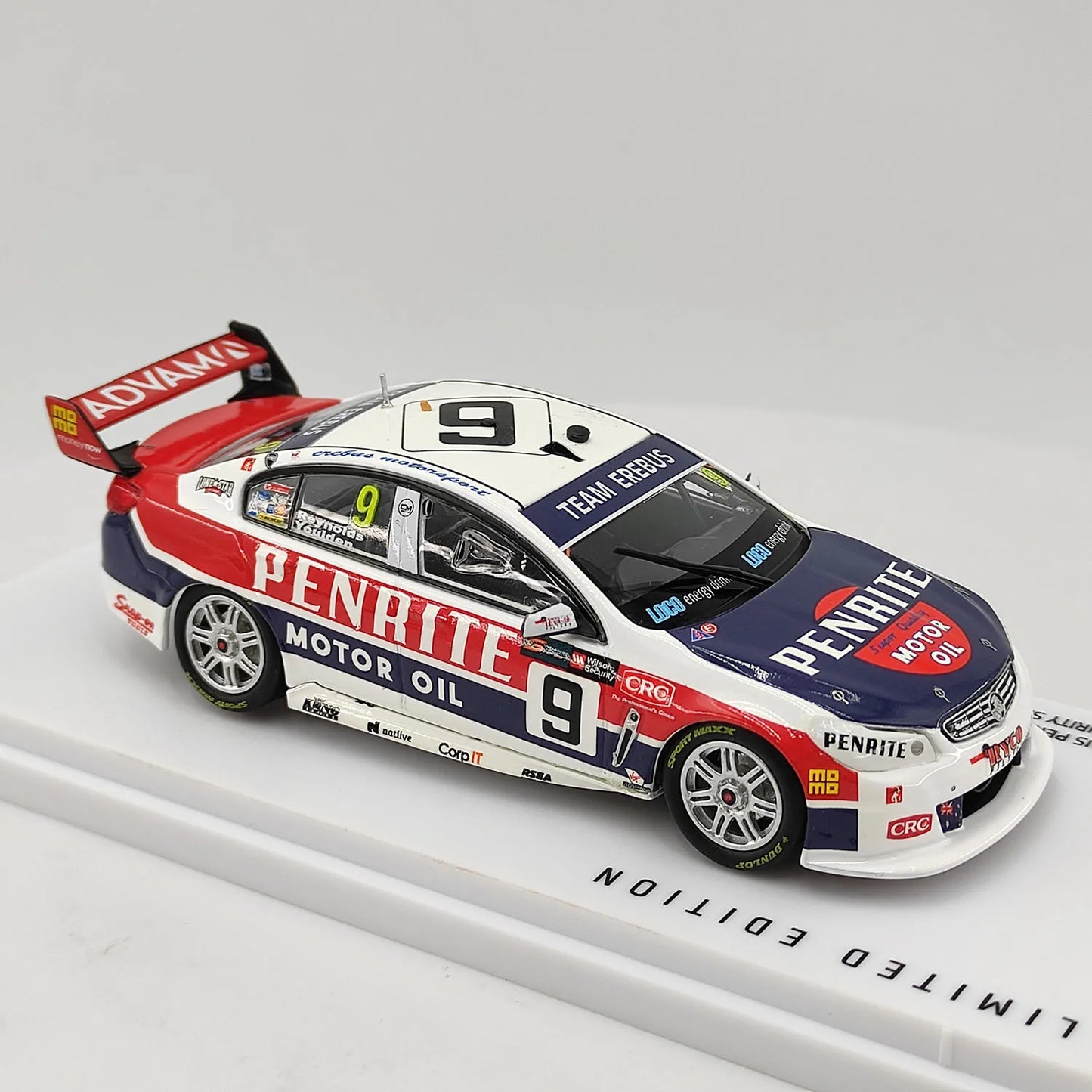 1:18 Erebus Penrite Racing #9 Holden VF Commodore - 2017 Sandown 500 Retro Round - David Reynolds / Luke Youlden