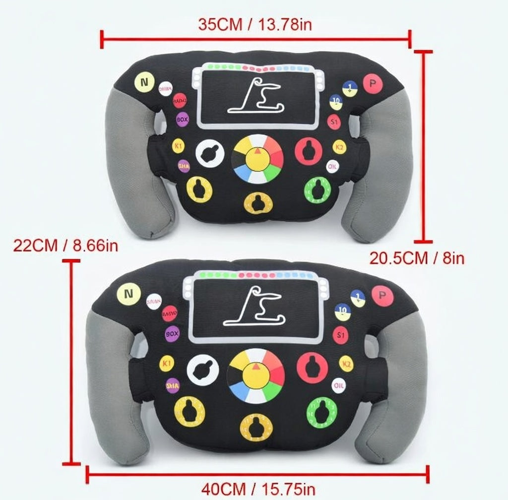FORMULA 1 Steering Wheel Plush Toy