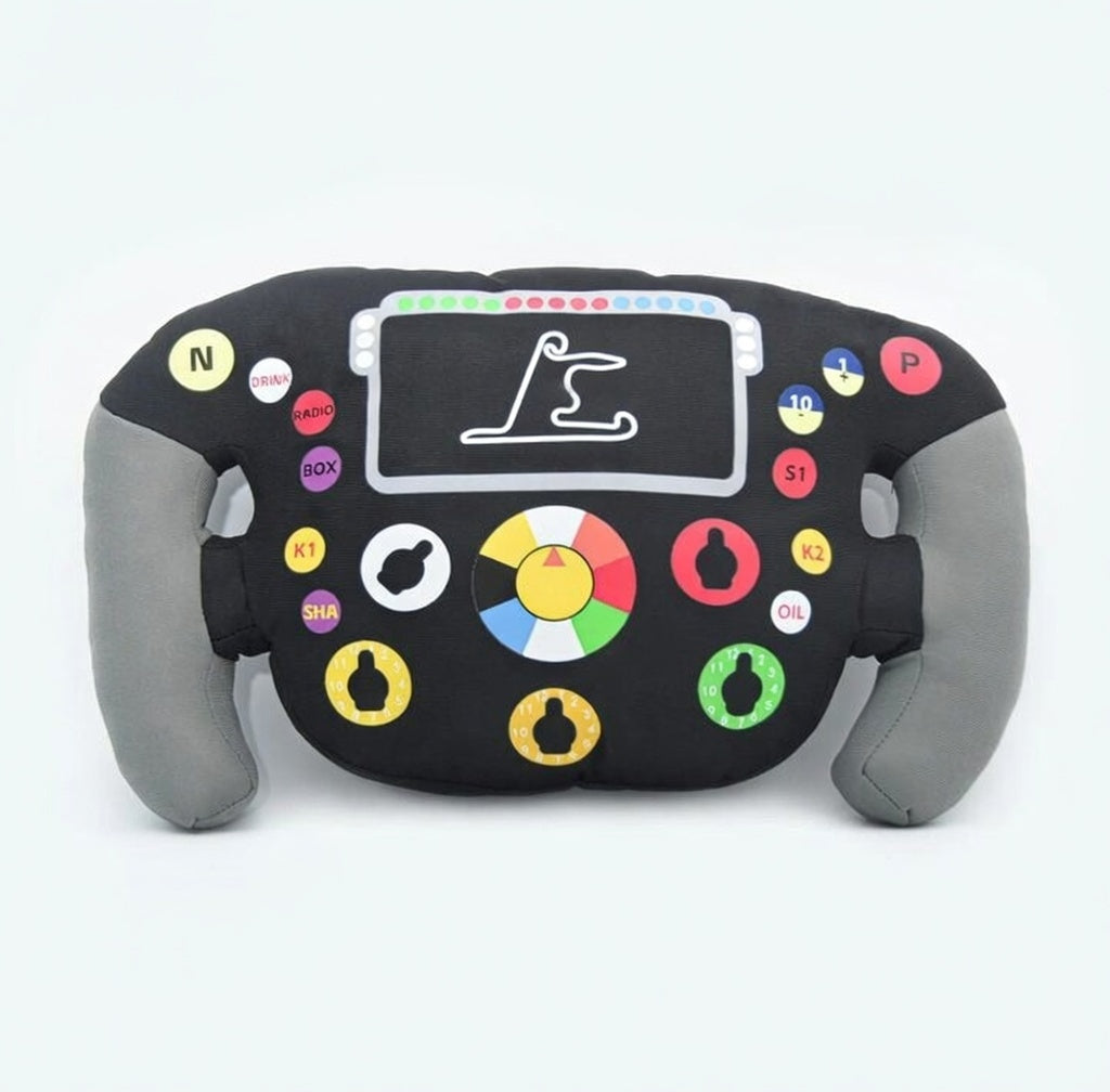 FORMULA 1 Steering Wheel Plush Toy