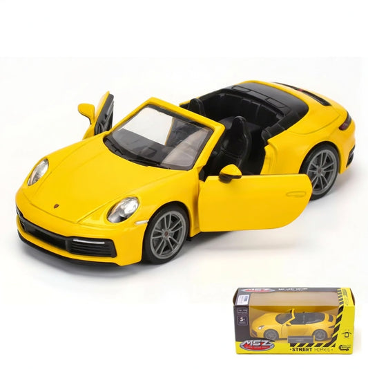 1:32 Porsche 911 Carrera Cabriolet (Convertible) Diecast Model | Motorsport Decor