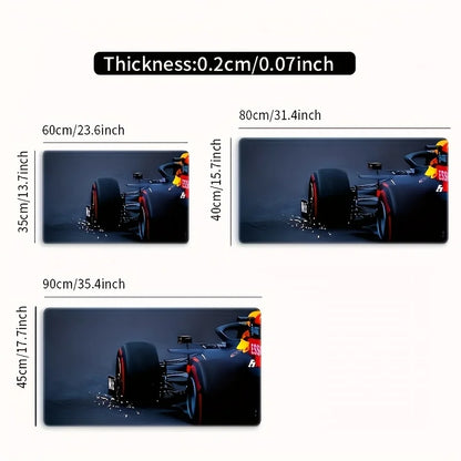 Red Bull F1 Rear High-Speed View Premium Extended Desk Mat Mousepad