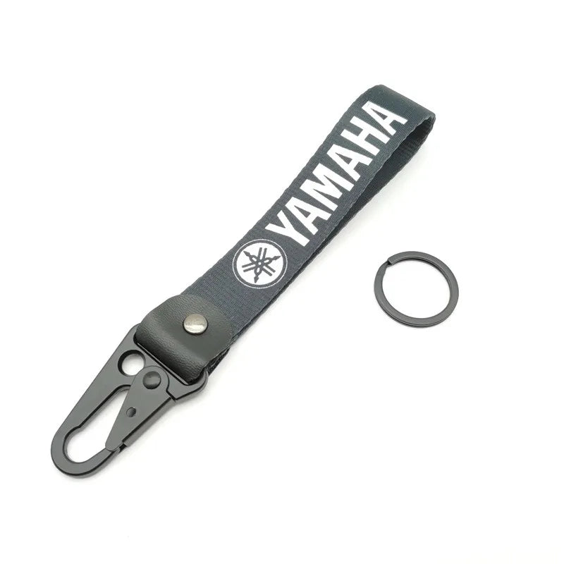 Yamaha Racing Blue Keychain Lanyard – Official Style Motorcycle Key Holder