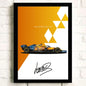 F1 Car McLaren MCL34 Formula 1 Cotton Canvas Poster