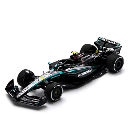 Premium 1:43 Mercedes-AMG Petronas F1 W15 E Performance – George Russell #63 – Striking Black Livery Diecast Masterpiece
