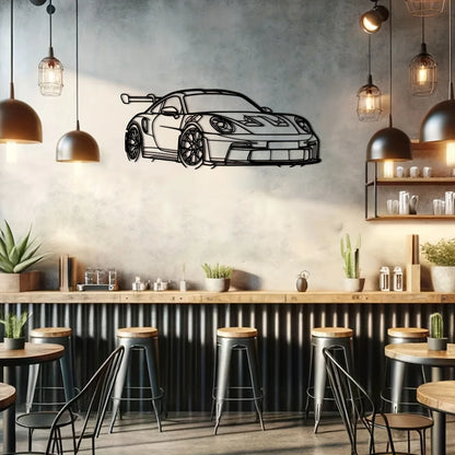 PORSCHE GT3 RS 992 Metal Wall Art