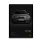BMW E46 M3 CSL Lightweight Performance Icon Wall Art Cotton Canvas Poster