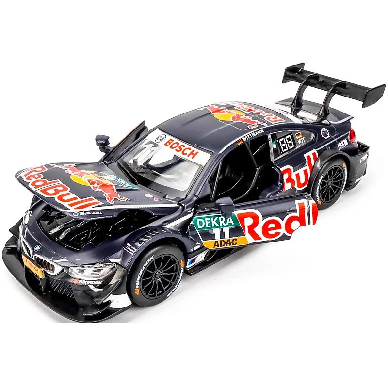 BMW M4 DTM Red Bull Racing 1:24 Die-Cast Model Car | DEKRA ADAC Livery Super Fine Quality Series Collectible