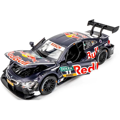 BMW M4 DTM Red Bull Racing 1:24 Die-Cast Model Car | DEKRA ADAC Livery Super Fine Quality Series Collectible