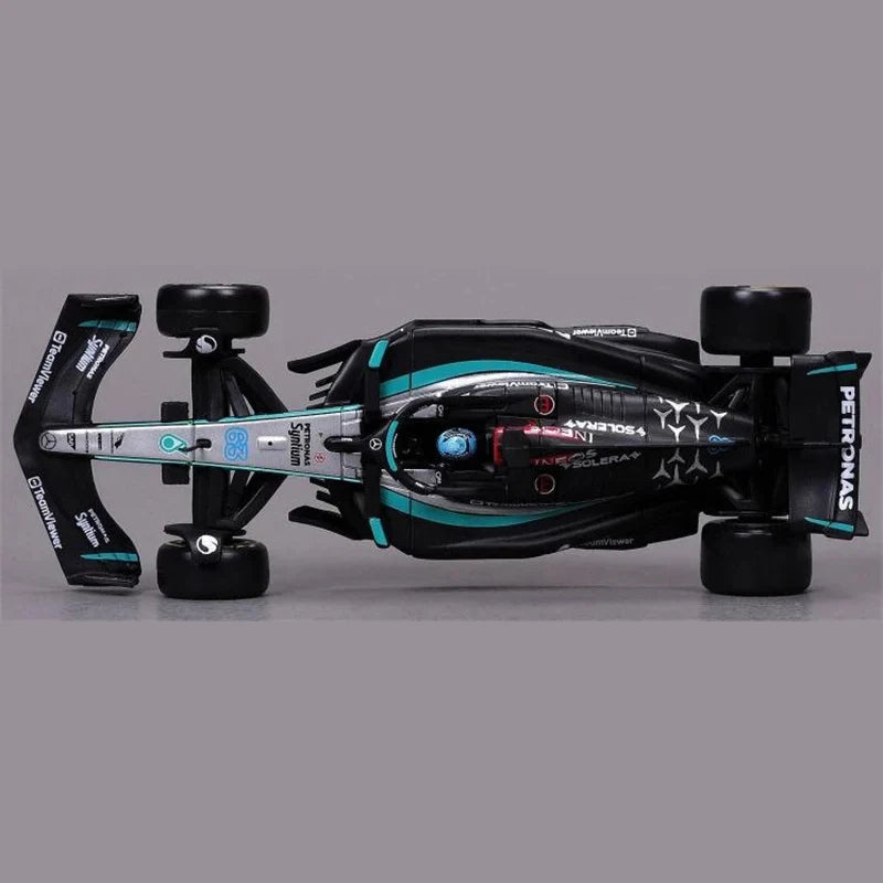 Premium 1:43 Mercedes-AMG Petronas F1 W15 E Performance – George Russell #63 – Striking Black Livery Diecast Masterpiece