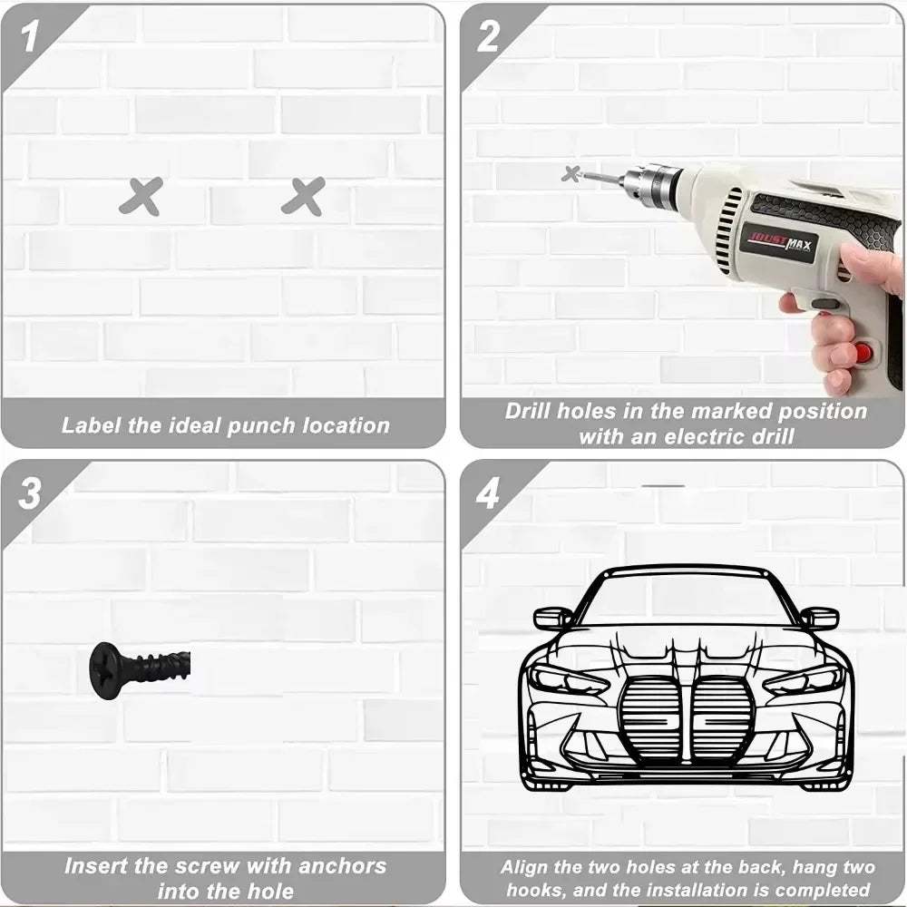 BMW G80 M3 Metal Wall Art