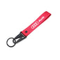 Audi Metal Keychain Set – Red & Blue Quattro Logo Premium Car Key Rings