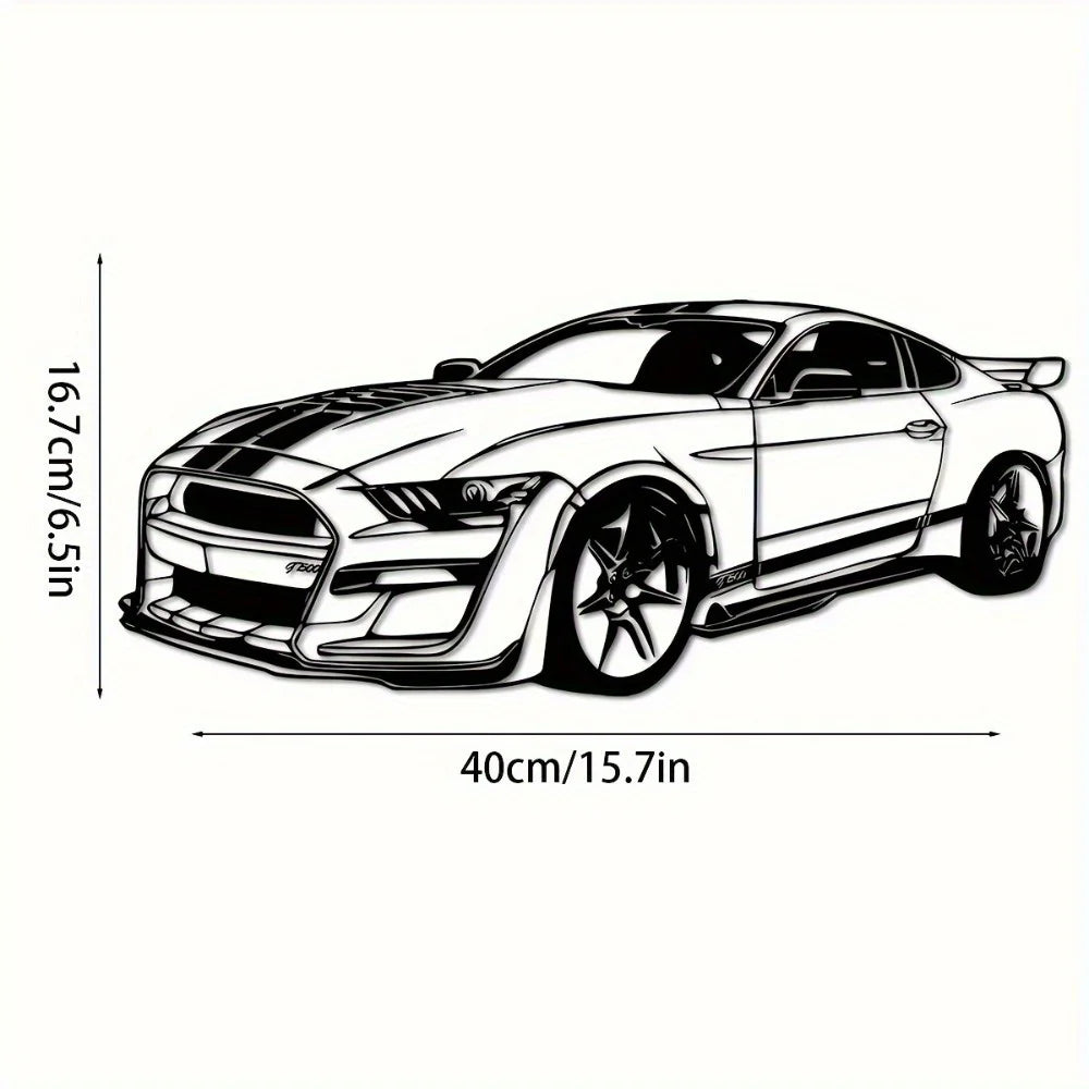 MUSTANG GT, LA FERRARI, LAMBORGHINI AVENTADOR Metal Wall Art