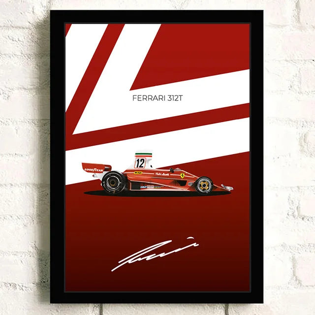 F1 Car McLaren MP4/6 Formula 1 Cotton Canvas Poster