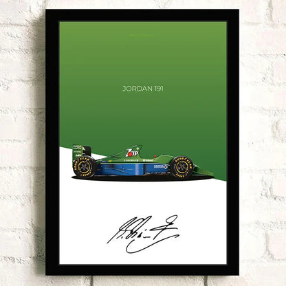F1 Car McLaren M23 Formula 1 Cotton Canvas Poster