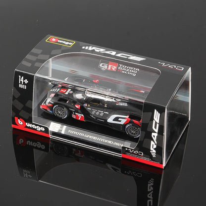 Toyota GR010 Hybrid 2024 1:43 Die-Cast Model Car | Toyota Gazoo Racing Le Mans Livery Collectible