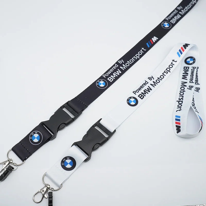 BMW Motorsport Lanyard "Powered by BMW Motorsport" Premium Lanyard with Detachable Buckle