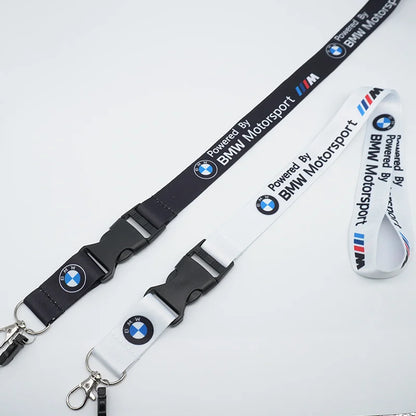 BMW Motorsport Lanyard "Powered by BMW Motorsport" Premium Lanyard with Detachable Buckle