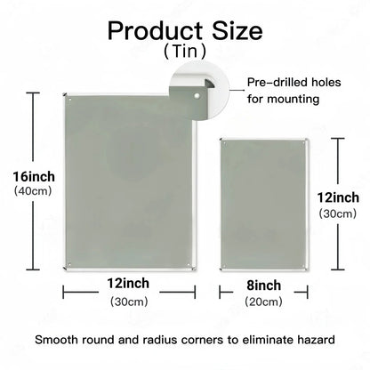 Vintage Speed Thrills Motorbike Racing | Metal Tin Plate