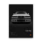 BMW E36 M3 Coupe Lightweight Legend Wall Art Cotton Canvas Poster