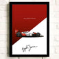 F1 Car McLaren MP4/4 Formula 1 Cotton Canvas Poster