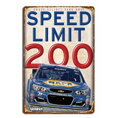 Vintage Speed Limit 200 Holden Racing | Metal Tin Plate