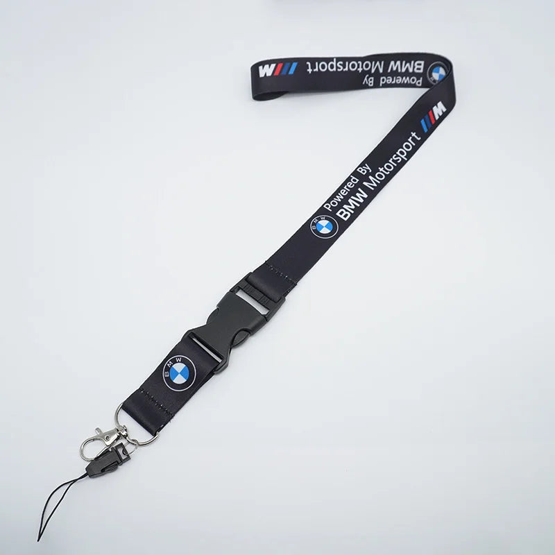 BMW Motorsport Lanyard "Powered by BMW Motorsport" Premium Lanyard with Detachable Buckle