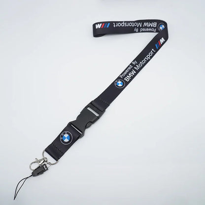 BMW Motorsport Lanyard "Powered by BMW Motorsport" Premium Lanyard with Detachable Buckle