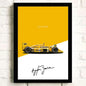 F1 Car Lotus 99T Formula 1 Cotton Canvas Poster
