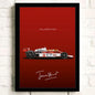 F1 Car McLaren M23 Formula 1 Cotton Canvas Poster