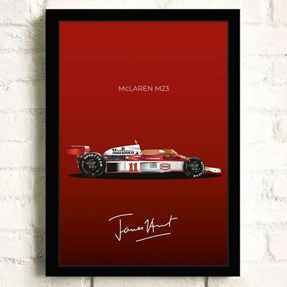 F1 Car Schumacher Special Edition Formula 1 Cotton Canvas Poster