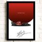 F1 Car Ferrari 643 Formula 1 Cotton Canvas Poster