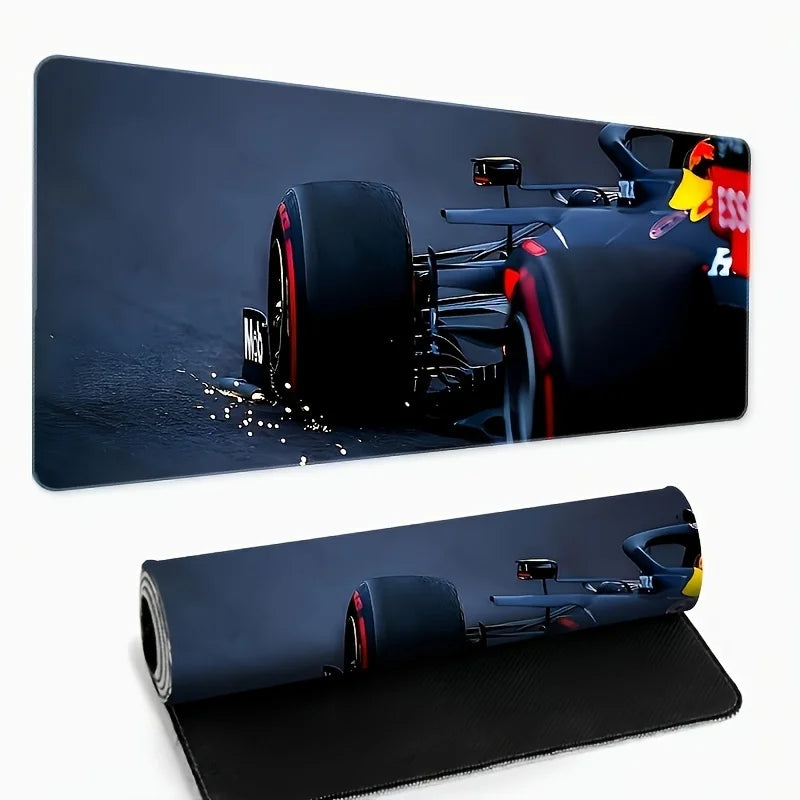 Red Bull F1 Rear High-Speed View Premium Extended Desk Mat Mousepad