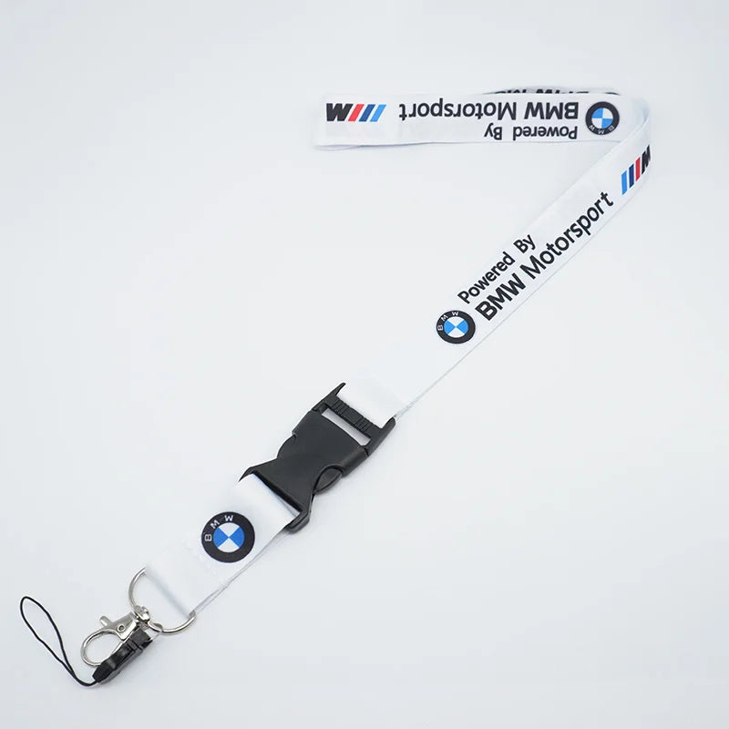 BMW Motorsport Lanyard "Powered by BMW Motorsport" Premium Lanyard with Detachable Buckle