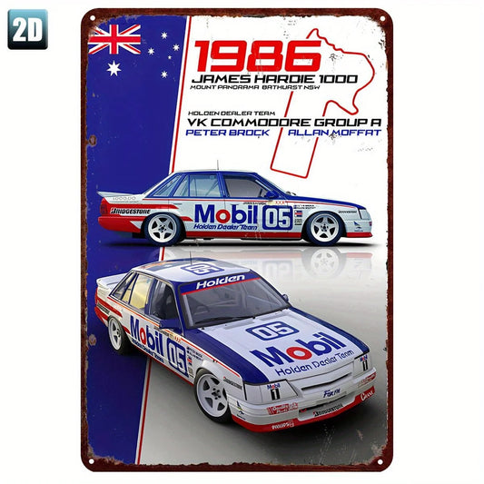 Limited Edition: 1986 James Hardie 1000 Holden Commodore Group A Tribute | Metal Plate