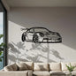 PORSCHE GT3 RS 992 Metal Wall Art