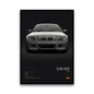 BMW E46 M3 Coupe Timeless Driver's Car Wall Art Cotton Canvas Poster