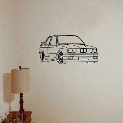 BMW M3 E30 Metal Wall Art