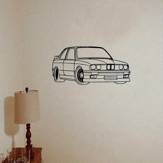 BMW M3 E30 Metal Wall Art