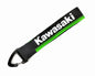 Kawasaki Green & Black Wrist Strap Keychain – Official Style Motorcycle Lanyard Key Holder