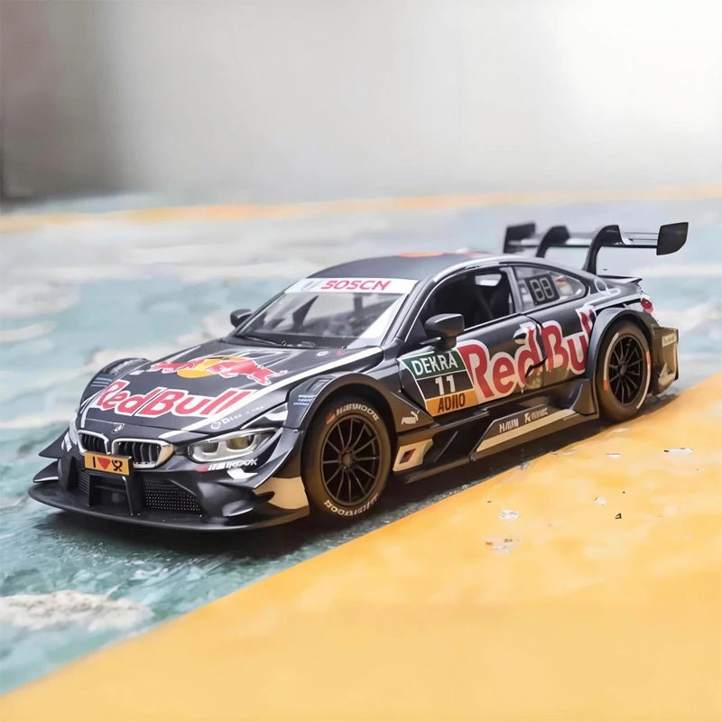 BMW M4 DTM Red Bull Racing 1:24 Die-Cast Model Car | DEKRA ADAC Livery Super Fine Quality Series Collectible