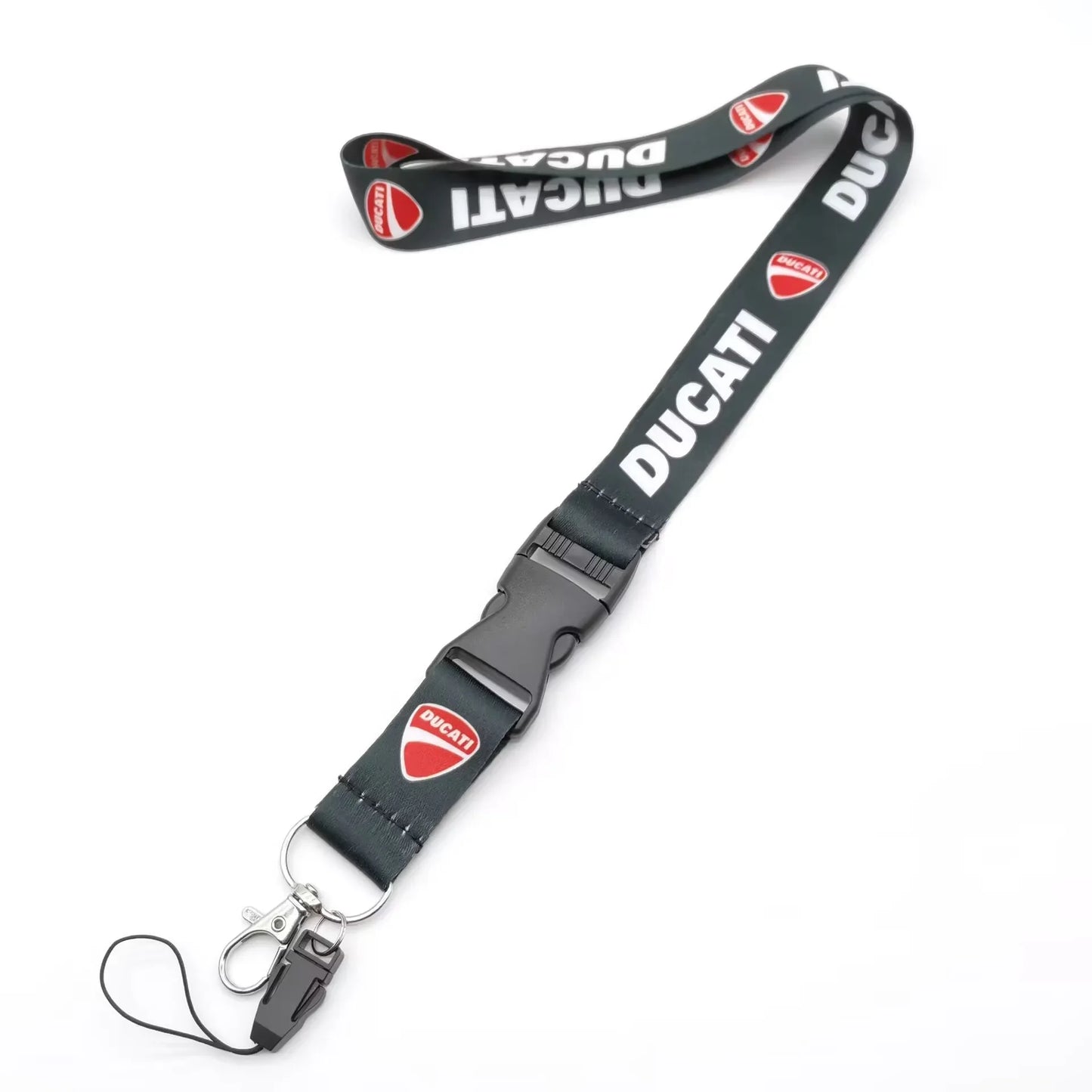 Ducati Red Motorcycle Lanyard Keychain – Official Style Ducati Key Holder