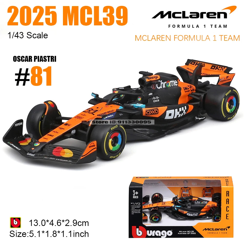 Premium 1:43 McLaren MLC39 (2025) – Oscar Piastri #81 Diecast Model | Motorsport Decor