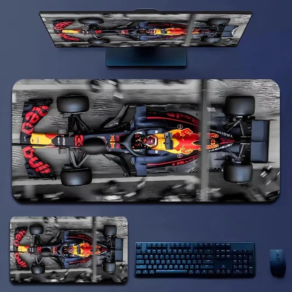 Red Bull F1 Top-Down View Premium Extended Desk Mat Mousepad
