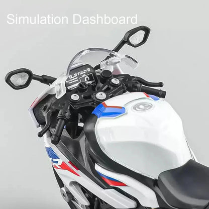 Premium 1:12 BMW S1000RR Motorcycle Diecast Model | Motorsport Decor