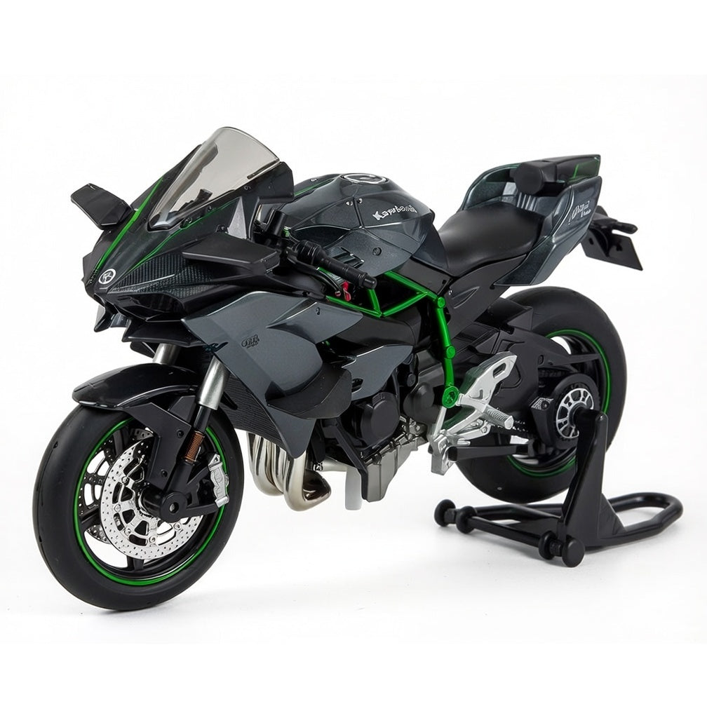 Premium 1:12 Kawasaki Ninja H2R Motorcycle Diecast Model | Motorsport Decor